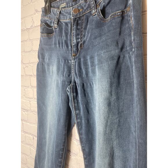 Liverpool Collen High Waisted Straight Skinny Denim Jeans Size 6/28 - Picture 4 of 6